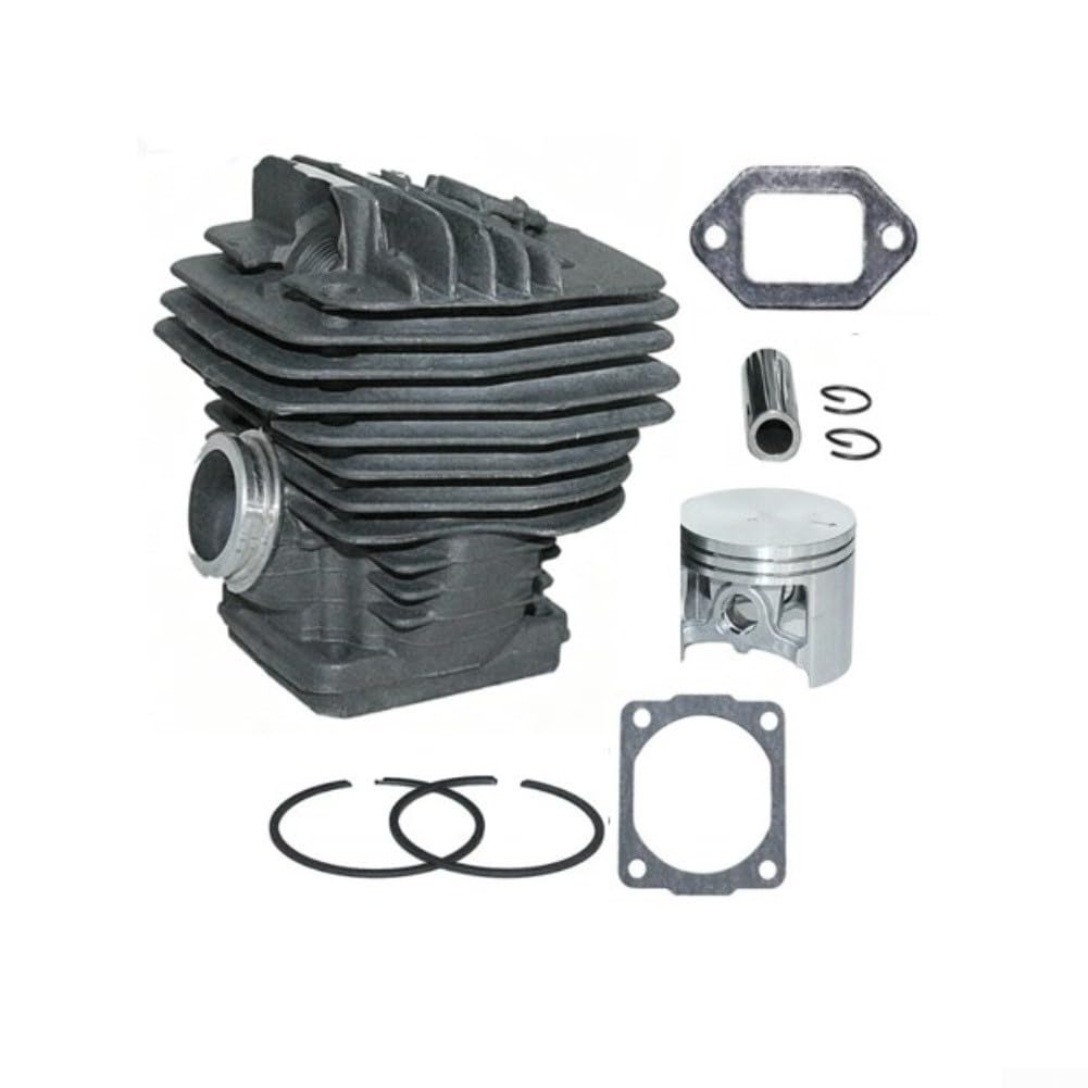 Kit de cilindro de 56 mm para motosierra MS660 066 Big Bore para pistón Anillo Junta Set Piezas de reparación del motor Plata