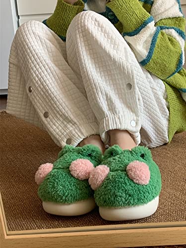 Frog Slippers Smile Slippers for Women Kawaii Cute Animal Slippers Fluffy Slippers Fuzzy Slippers Cute Kawaii Stuff Pantuflas3