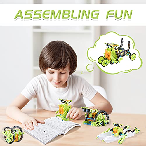 Kidpal Solar Powered Kit Robotics Science Kit For Kids 8 9 10 11 12 Year Old Boys & Girls Engineering Toys Build Your Own Robot Kit Stem Robot Building Kit For Teen Boys Age 8 9 10 #TOP5