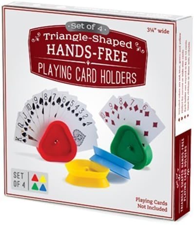 Juego de 4 tarjeteros triangulares manos libres