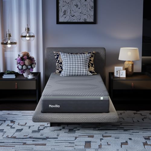 Image of Novilla AiryFlow Twin Mattress 10 Inch, Twin Memory Foam Mattress