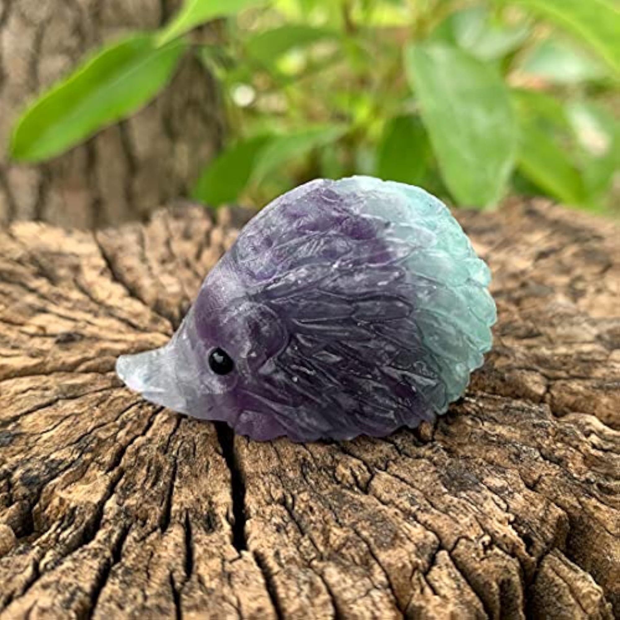 Mini Hedgehog Crystal Statue for Healing Collection