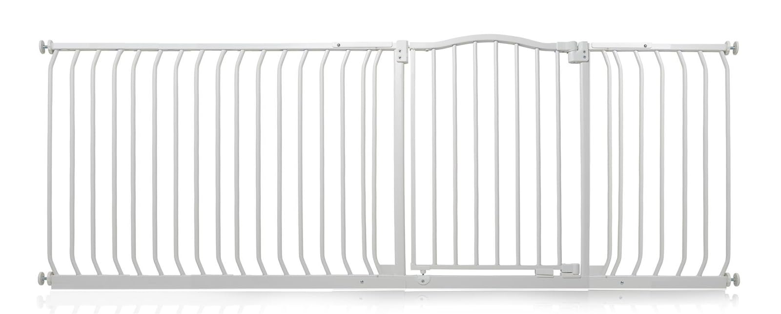 Safetots Curved Top Safety Gate, 71cm - 80cm, Matt White, Pressure Fit Stair Gate, Baby Gate for Doors Hallways and Spaces, Safety Barrier, Easy Installation — view 18