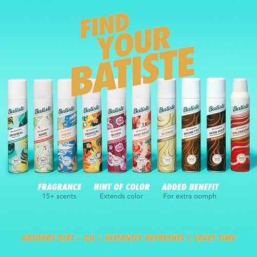 Batiste Dry Shampoo for Blonde Hair, Refresh Hair and Absorb Oil Between Washes, Waterless Shampoo for Added Hair Texture and Body, 5.71 oz - Image 5