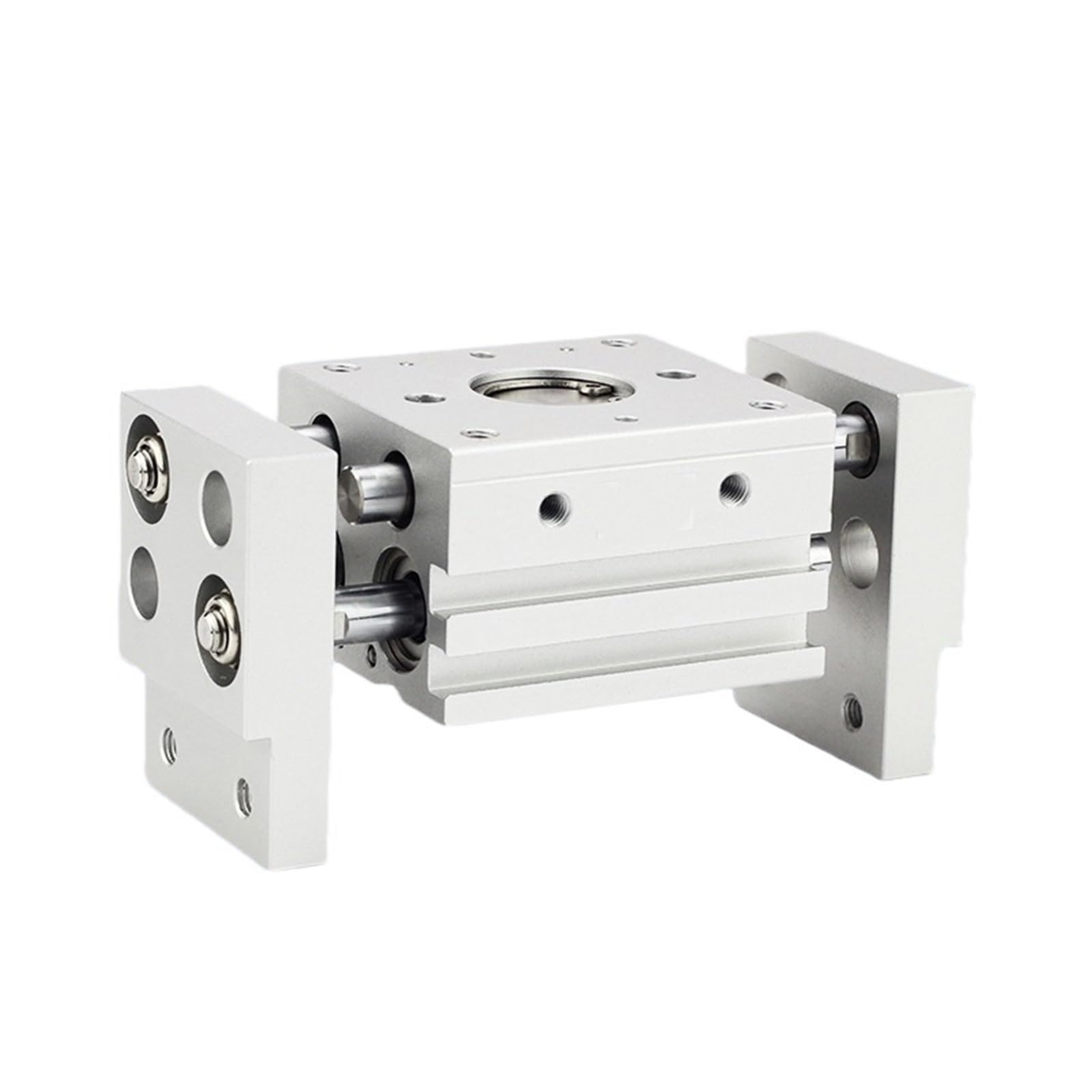 RCGKNNMUZ 1pcs MHL2-20D MHL2-20D1 MHL2-20D2 Double Acting Pneumatic Gripper Wide Type Air Parallel Cylinder Aluminium Clamps(MHL2-32D)