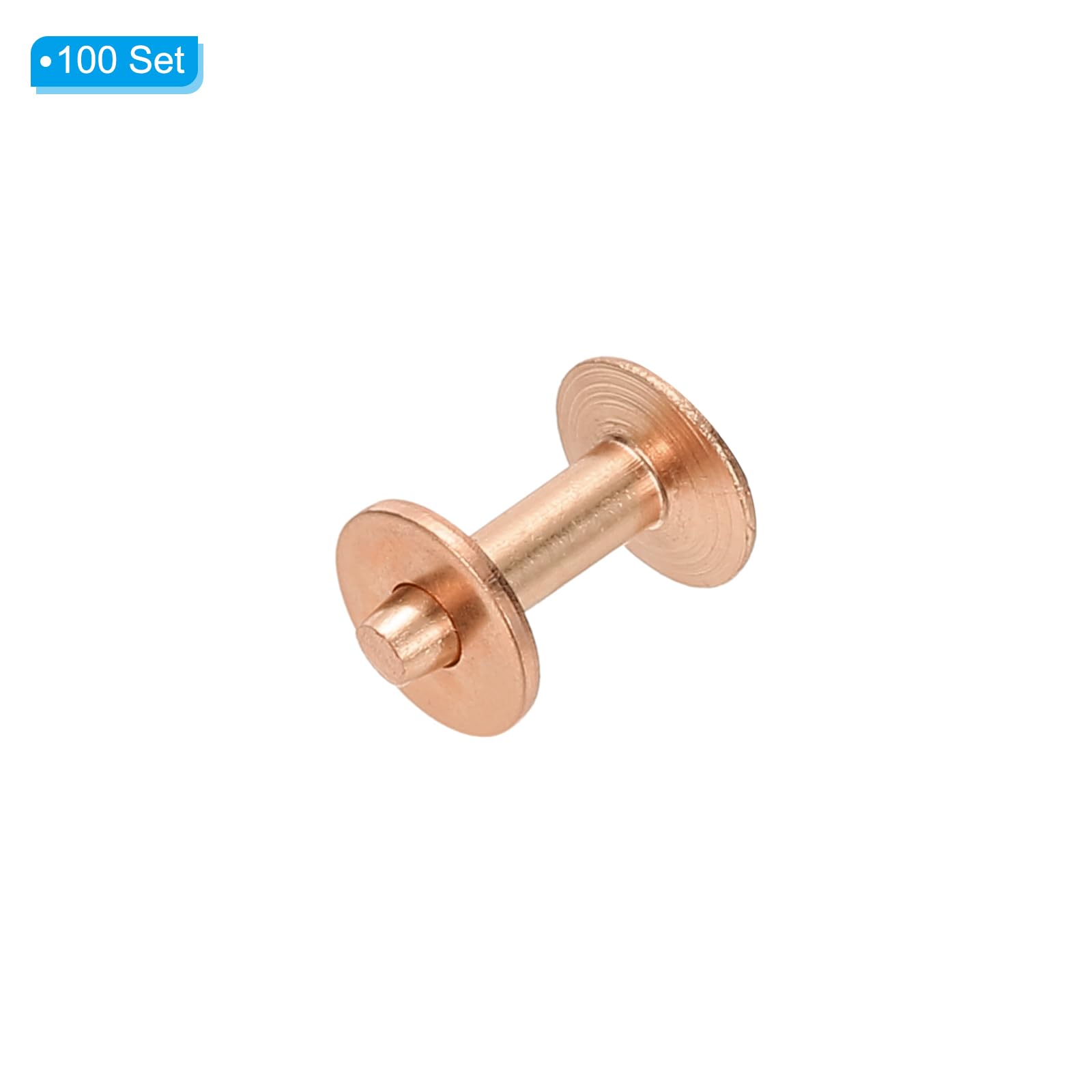 PATIKIL 9x3.3x12mm Leather Rivets and Burrs - Image 3