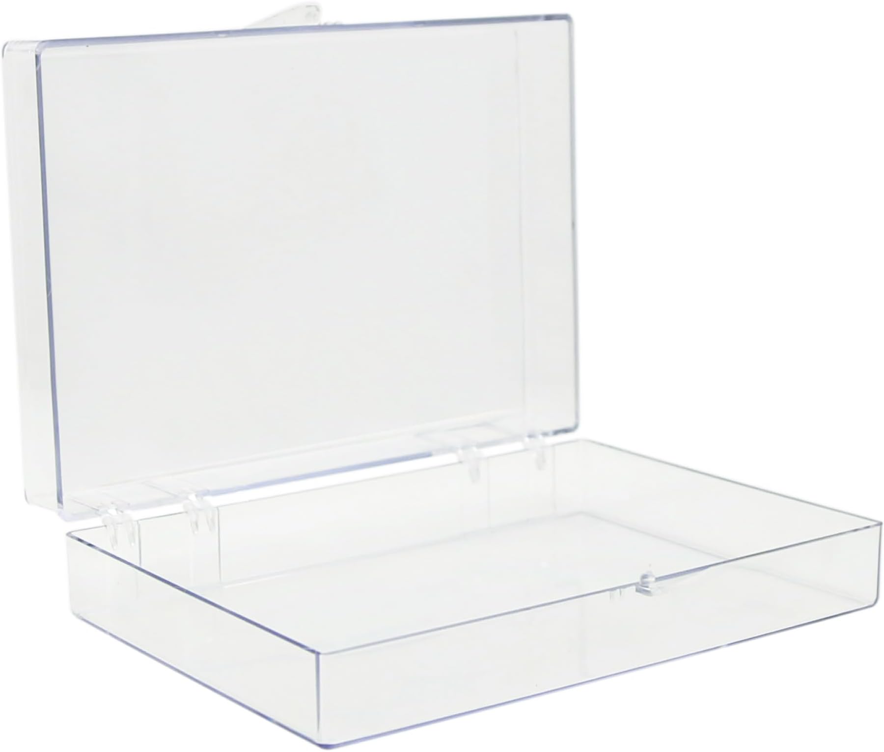 Gary Plastic Packaging Clear Hinged Box 7" L x 5" W x 1 3/4" H - 4 Pieces Per Pack