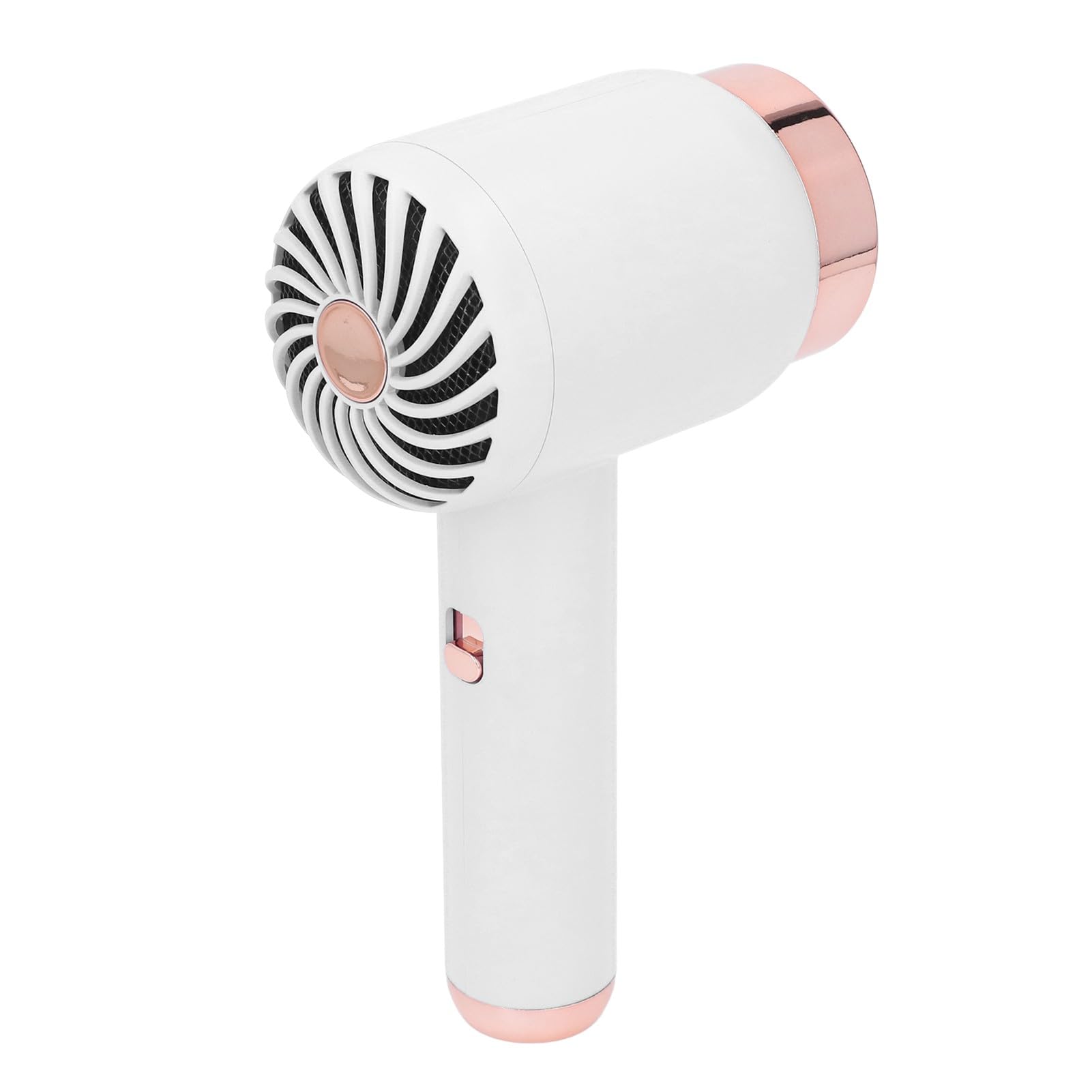 Secador de Pelo Iónico Inalámbrico con Modos Frío y Caliente, Motor de Alta Potencia, Comodidad Inalámbrica para Dormitorio en Casa (Blanco)