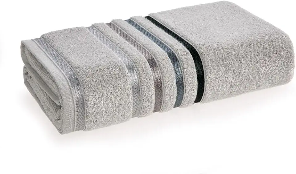 Karsten - Toalha de Banho Lumina Mineral com Cinza 70 X 140