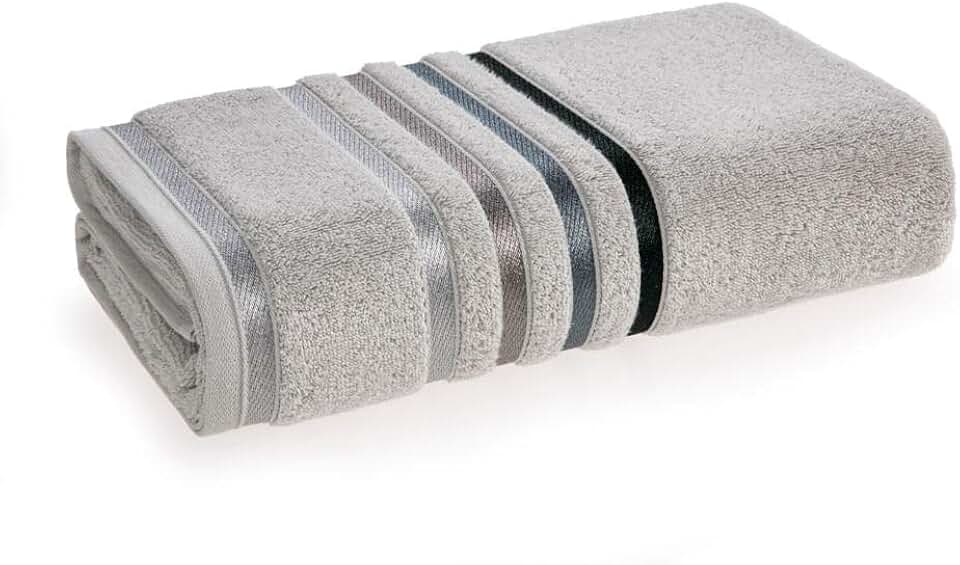 Karsten - Toalha de Banho Lumina Mineral com Cinza 70 X 140