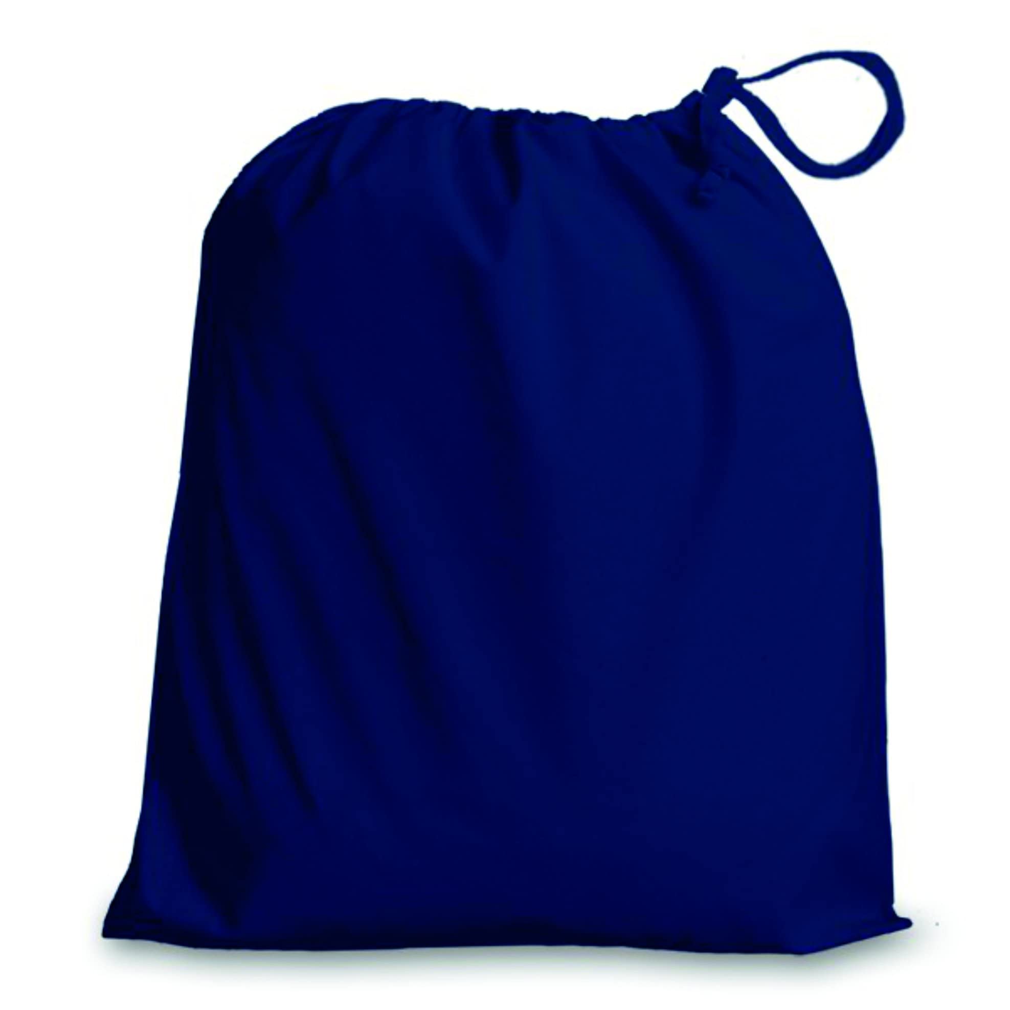 Drawstring Bags (15cm x 20cm) NAVY BLUE*