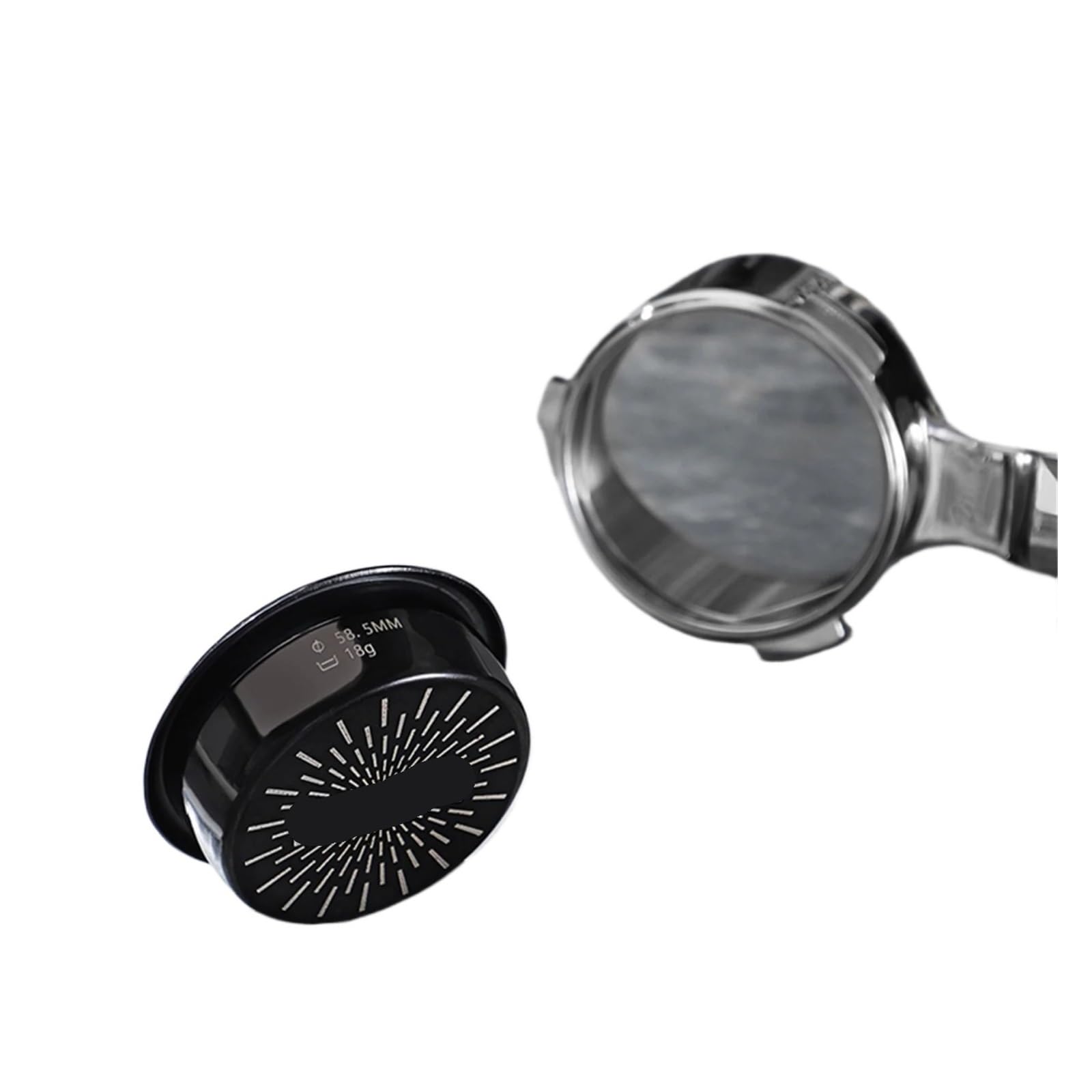 Wymienny Kosz Do Ekspresu Do Kawy, Kompatybilny Z BINCOO, Filtr Matrycowy O Wysokiej Ekstrakcji Do 51/58,5 Mm, Kosz Filtra Z Mikrositem Przenośny Kosz Filtra Ze Stali Nierdzewnej(Gold C 58.5mm 18g)