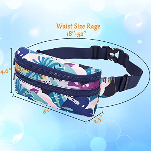 Image of Goothdurs Fanny Pack for Women Men Fashion Waist Bag Waterproof Hip Bum Bag with Adjustable Belt for Running Travel Hiking Cycling Money