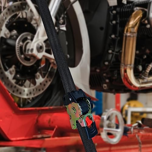 Sangle à cliquet rétractable 1" pour moto et cargaison de 6FT - 6