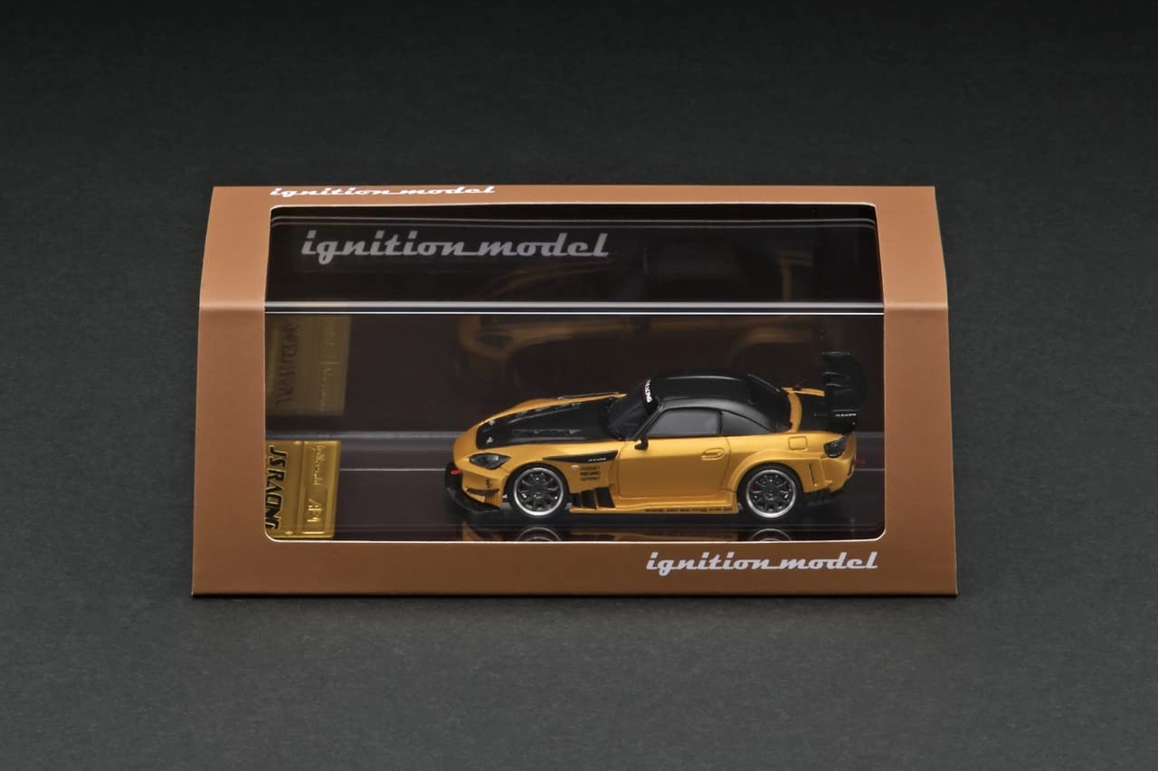 新品未開封ignition model S2000 AP1 マット金 1/64 Amazon | ignition model 1/64 J'S RACING S2000 (AP1) Matte Gold