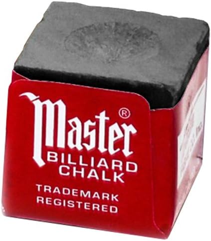 Master Billiard/Pool Cue Chalk Box, 12 Cubes