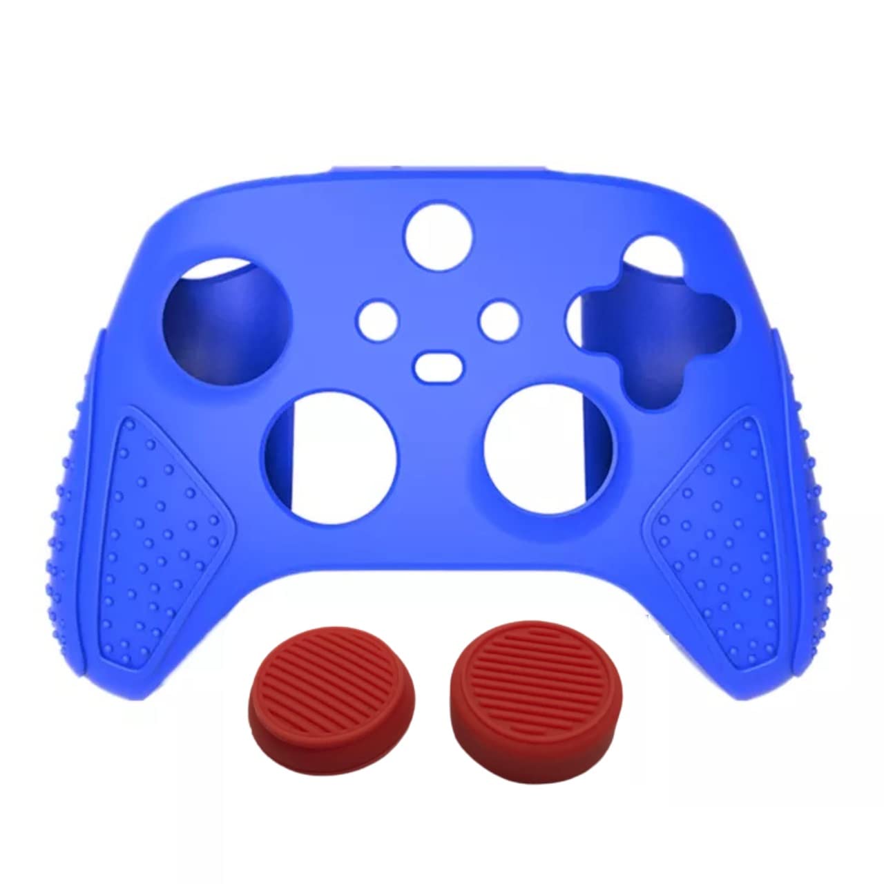 PSS Xbox Series X Xbox Series S Controller Silicone Cover Embossed lines Anti Slip Protective Case Sleeve for Xbox Series S/X Controller With Anti-Slip 2 Thumb Grips Free- Blue (B0B633246F) Amazon Price History, Amazon Price Tracker