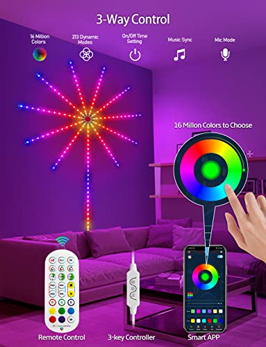 Luz LED decorativa MATICOD fuego artificial RGB USB miniatura 4