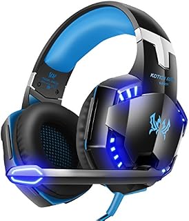 VersionTECH. G2000 Gaming Headset, Surround Stereo Gaming Headphones with Noise Cancelling Mic, LED