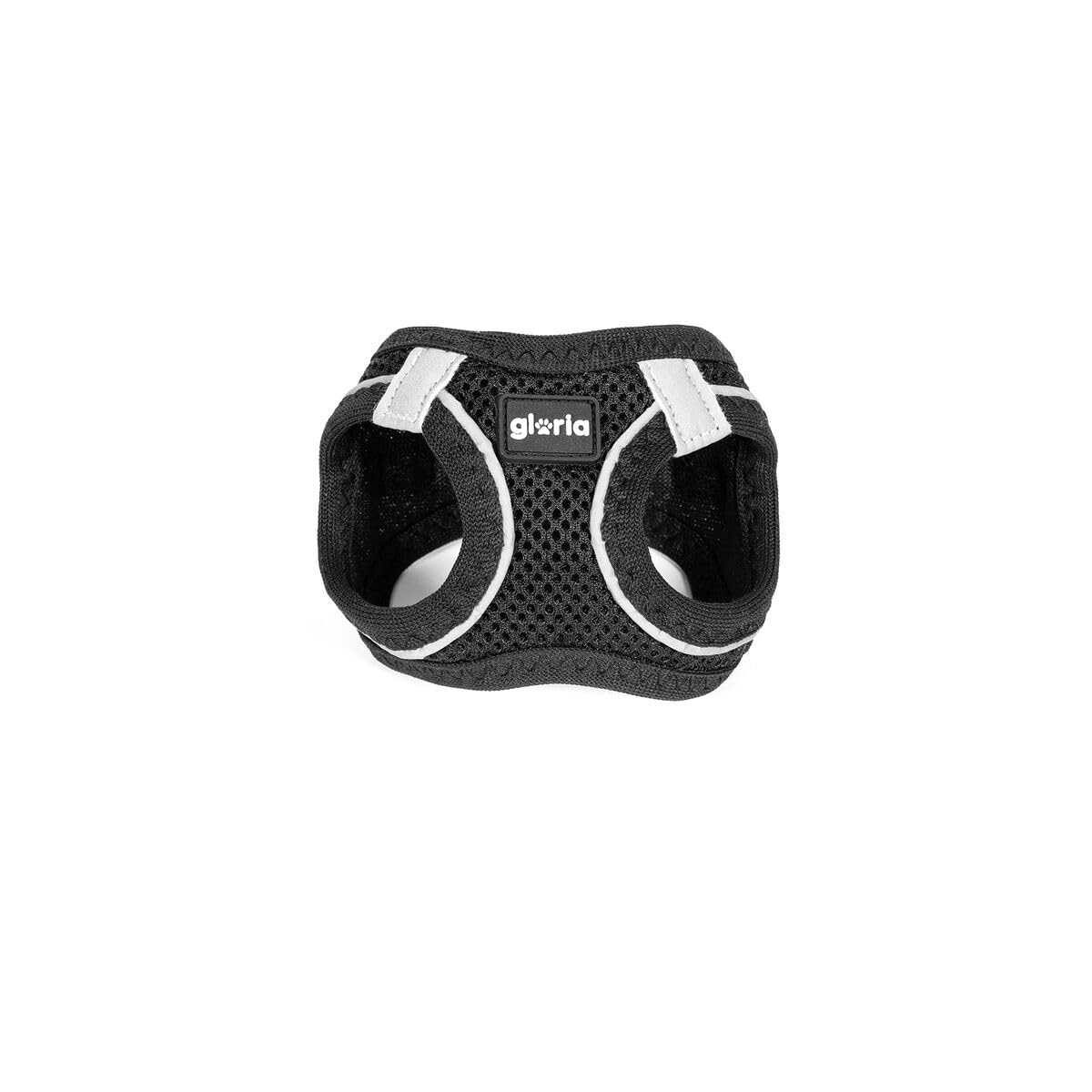 Gloria Harness for Dog Trek Star 33-35 cm 51-52 cm Black L