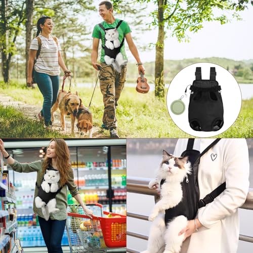 Katzentasche, Tragerucksack Katze, Faltbare Katzenrucksack, Katzentragerucksack, Hunderucksack, Haustier Rucksack bis 6kg für Klein Hunde Katzen Welpen