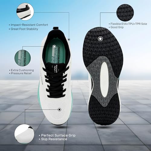 Image of Red Tape Women's Walking Shoes Black Black Mesh Round Toe Slipon