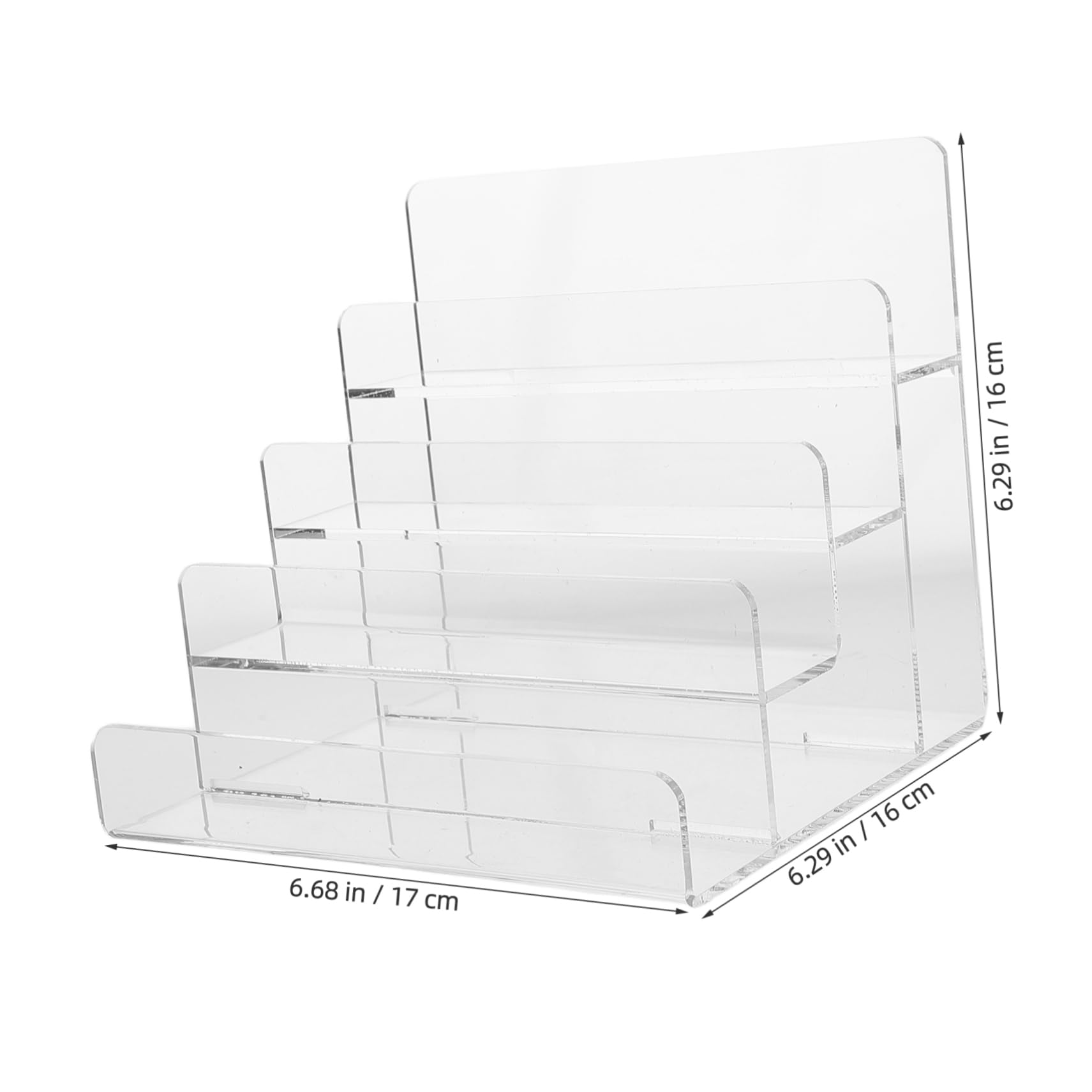 Toyvian Elegant Acrylic Purses Rack Tiered Display Wallet Sunglasses Holder Retail Store Display