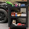 Auto Detailing Tool Cart With Tool Hanging Board & Hanging Buckets