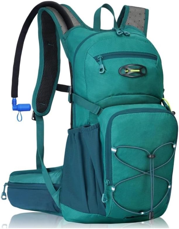 Hiking Backpack 50L, Large Capacity Travel Backpack with Waist Strap for Trekking Cycling Camping (sky blue,29.1 x 26.7 x 11.4 cm)