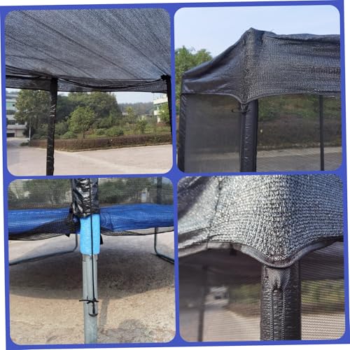 Cubierta para trampolín de 12 pies exterior con red de sombra resistente 4
