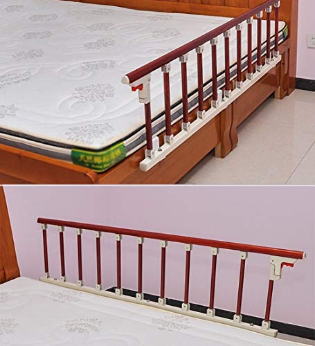 Rieles de cama plegables de 121 cm para la seguridad de ancianos en el hogar 4