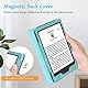 Fintie Hülle für 6 Zoll Kindle (11. Generation) – 2024/2022, Kickstand Schutzhülle mit Handschlaufe und Auto Sleep/Wake für Kindle Basic 2024, Jeansoptik Türkis