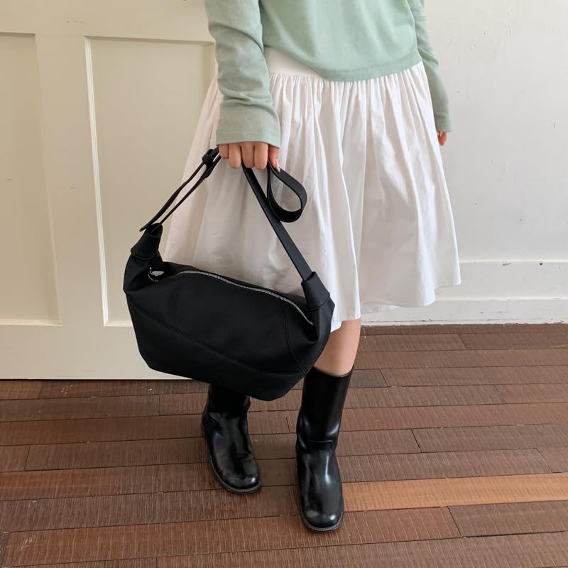 Borsa a tracolla da donna versatile in pelle PU, grande capacità