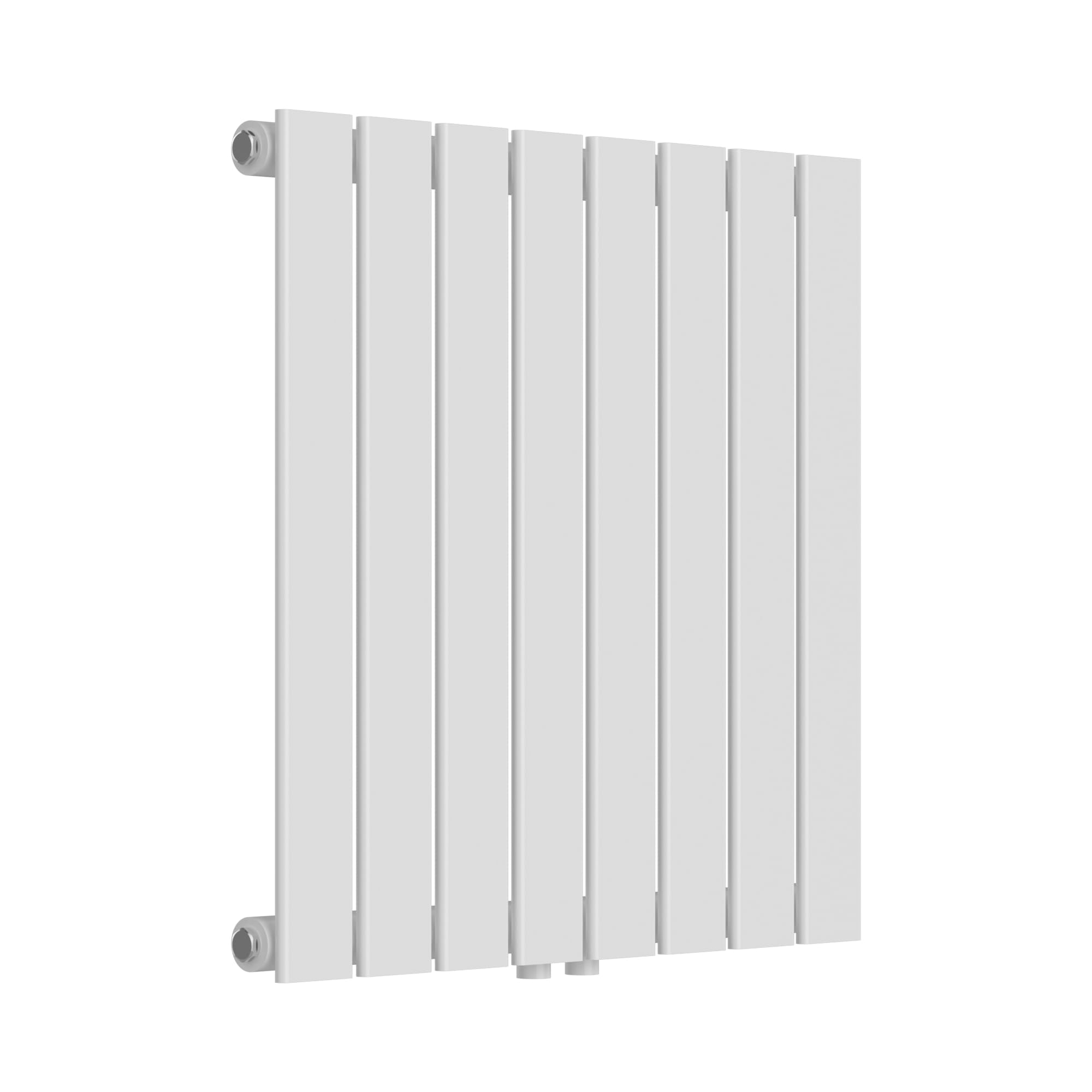 [neu.haus] Radiadores de Panel Monocapa Radiador de Diseño Plano Calefactor de Baño Salón de Agua Caliente de Pared Conexión Inferior Central 459W Acero 60 x 60 cm - Blanco