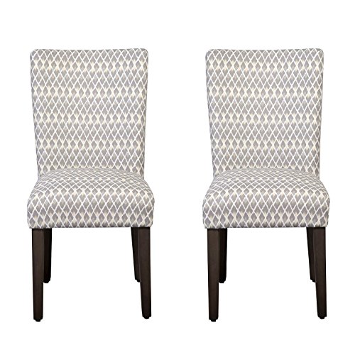 Tech Deals 🔥 HomePop Parsons Classic Upholstered Accent Dining Chair, Set of 2, Gray Up To 40% OFF HomePop Parsons Classic Upholstered Accent Dining Chair, Set of 2, Gray
