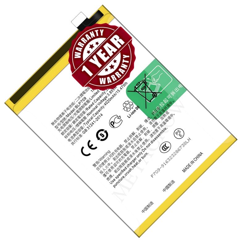 Image of Original BLP709 Battery Compatible for Oppo A9 (2019) (CPH1938, PCAM10) | A9x (PCEM00) - (4020mAh) - 1 Year Warranty JK1