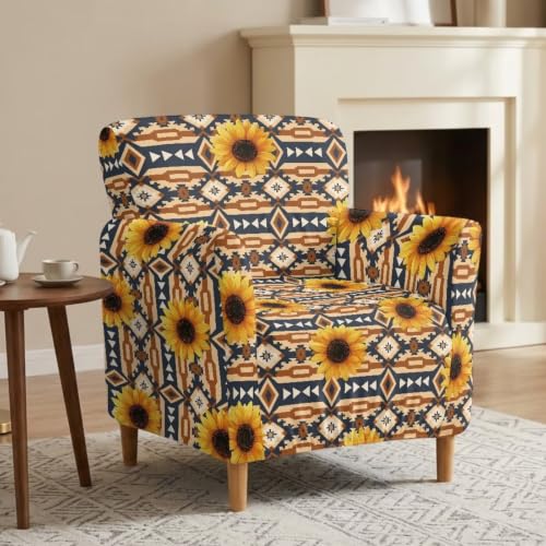 Funda para sillón elástica azteca protector de muebles salón 3