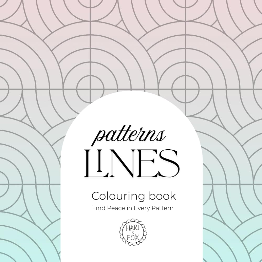Relax with Patterns volume 3: Lines | A Mindful Pattern Colouring Book for Calm and Focus: Flowing line art to relax your mind and inspire creativity