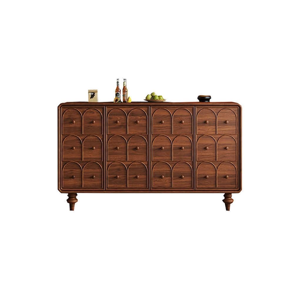 ULTRAWAVE Buffet Cabinet 160cm Solid Wood Entryway Cabinet, Household Decorative Storage Table, for Living Room, Kitchen, Hallway, Bedroom etc Buffet Sideboard