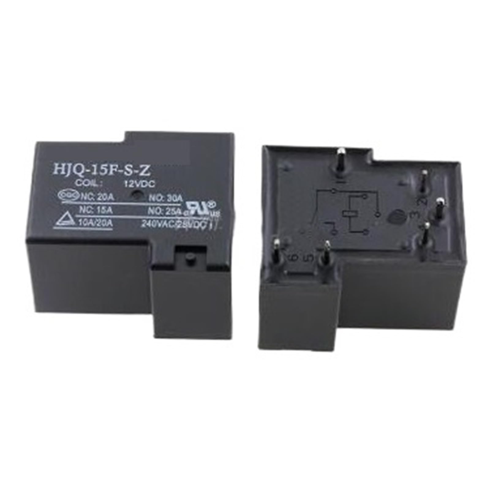 HJQ-15F-S-H-12VDC lot de 10 pièces relais 12V 30A à souder DIP5