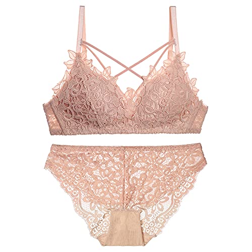 Ensemble de lingerie sexy push up bralette sans fil WENJUN 80A