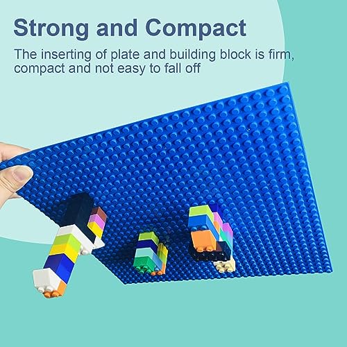 ekuzi 2 Pack Classic Base Plates for Building Bricks Base for Tables,Mats,and More,100% Compatible with All Major Brands Baseplate - Image 2