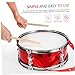 Kisangel Marching Snare Drum Creative Musical Instrument Kit with Drumsticks Drum Belt and Ceremonial Gloves for Young Musicians Marching Bands