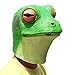Produktbild PartyCostume - Frosch Maske - Halloween Karneval Kostüm Latex Tier Den Kopf Voll Latex Maske Erwachsene Kinder