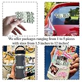 Custom 3D Daisy Name Sticker Personalized Text Floral Flower Colorful Aesthetic Decal Waterproof Die Cut Vinyl DTF Decal Unisex Gift for Laptop Helmet Car Cup Phone Tablet for Male Female