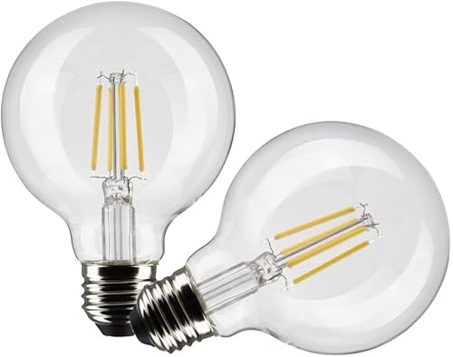 Satco 20561-6G25/LED/CL/930/120V/2PK Globo (S21246) G25 Globe Bombilla LED