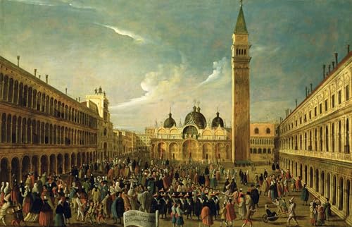 Affiche le dernier jour du carnaval Gabriele Bella toile 60x90cm