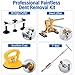 Dent Puller Kit Dent Remover Tool, Professional Paintless Dent Repair Kit for Cars, 2 In 1 T-Bar, Adjustable Dent Lifter, Bridge Puller Hammer Dent Removal Kit for Auto Body SUV Damage Diy Repair