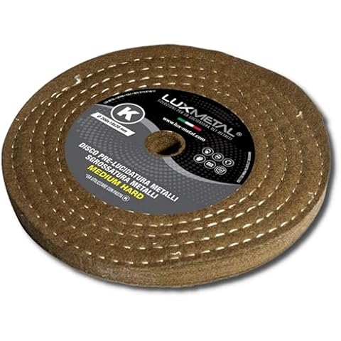 Lux Metal Wool Felt Grinding Disc 200mm thumbnail