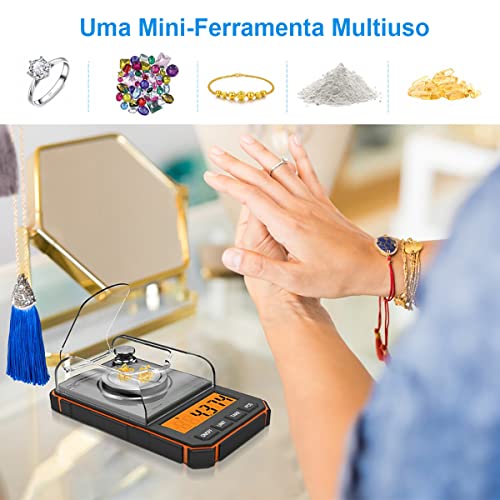 Balança Cozinha Digital Alta Precisão 0.001g A 50g